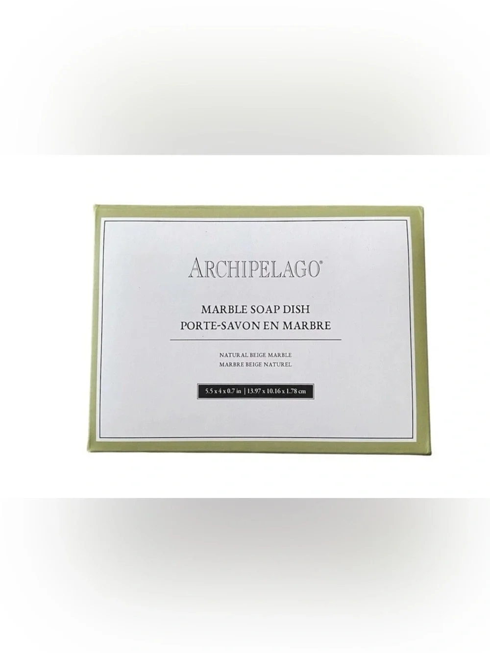 NWT Archipelago Marble Soap Dish
